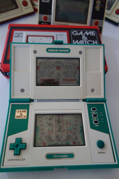 Nintendo Game & Watch Green House vintage video game double screen from ...