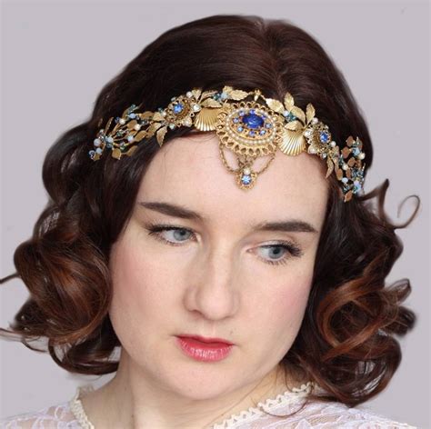 art deco vintage style gold tiara by samantha walden | notonthehighstreet.com