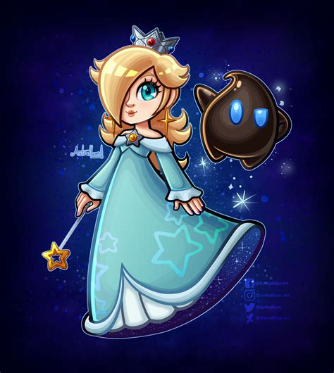 Princess Rosalina and Polari by Astrallum-Art on DeviantArt