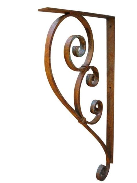 Large Wrought Iron Bracket | Shoreline Ornamental Iron | Iron wall ...