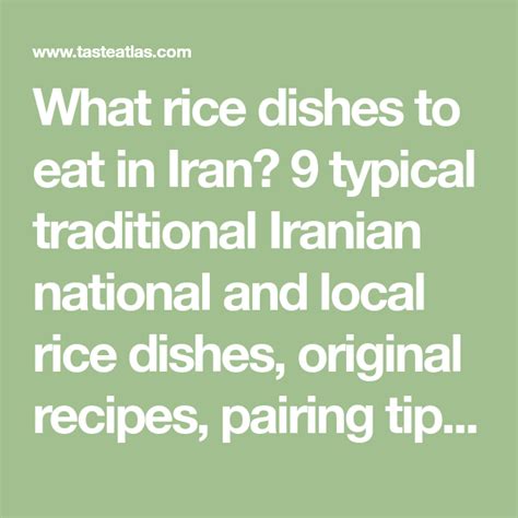 9 Most Popular Iranian Rice Dishes | Rice dishes, Iranian cuisine, Veal