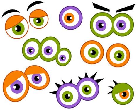 halloween scary eyes printable - Clip Art Library