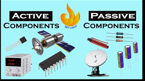 Active Passive Components | Classification of Electronics Components - YouTube