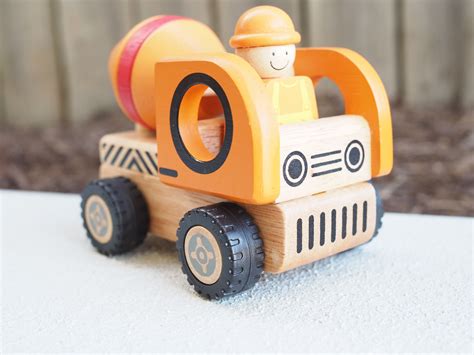 Kids Toys to You | Kids Toys to You Wooden Cement Mixer Truck - Construction Vehicles - CARS ...