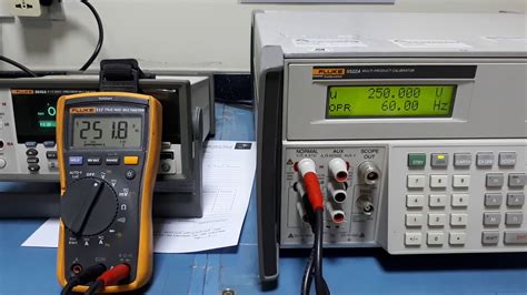 Fluke Multimeter calibration - YouTube