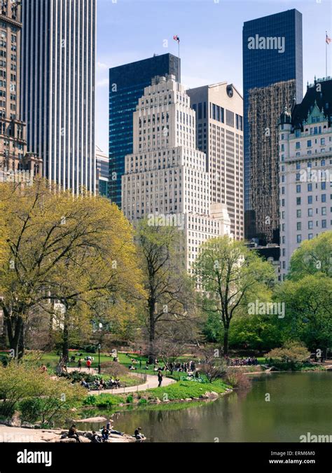 Central Park and Skyline, NYC Stock Photo - Alamy