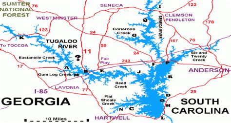 Lake Hartwell State Park Campground Map - Printable Map