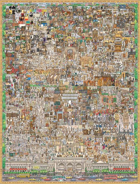 Metropolitan Museum of Art of New York Map. By John Kerschbaum. : r/MapPorn