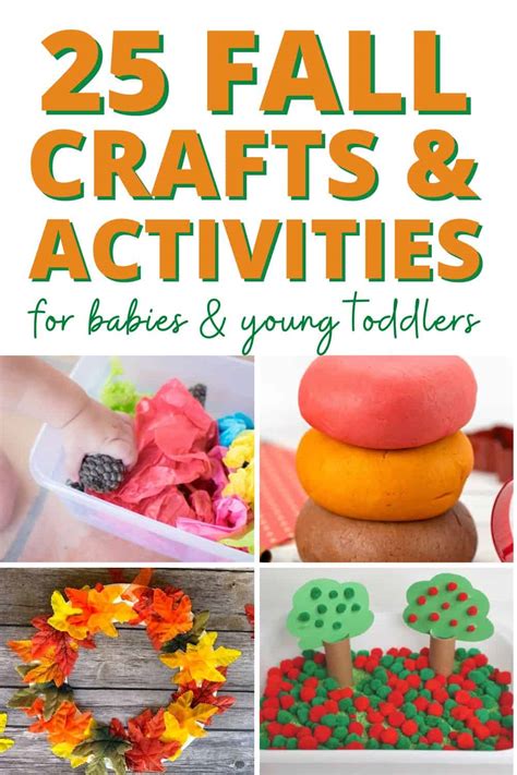 25 Fun & easy fall arts, crafts & sensory activities for infants & toddlers