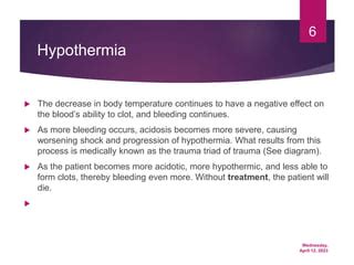 Triad of death, damage controle surgery.ppt