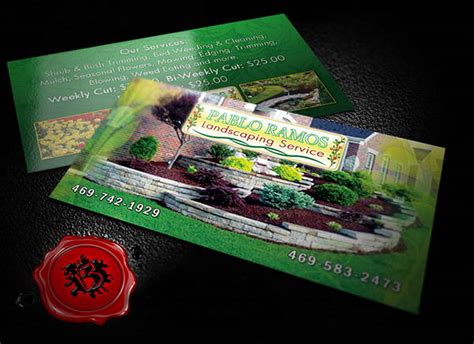 Landscaping Business Card Template | Best Template Ideas