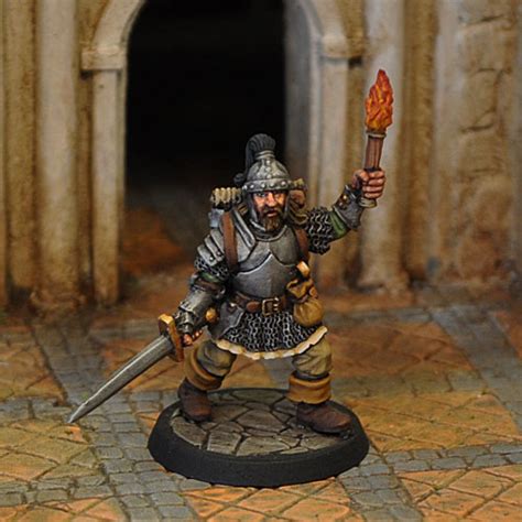 FA27 – Female Barbarian in Leather Armour – Otherworld Miniatures