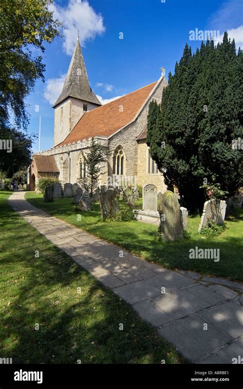 The Church of the Holy Trinity Bosham West Sussex England Stock Photo ...