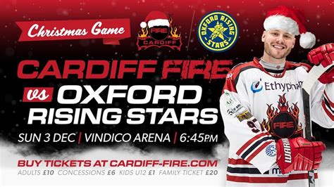 Cardiff Fire vs Oxford Rising Stars | Sun 3 Dec @ 6:45pm | Vindico ...