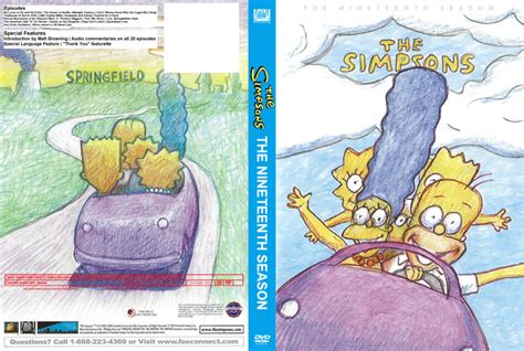 The Simpsons Season 19 R1 Custom DVD Cover - DVDcover.Com