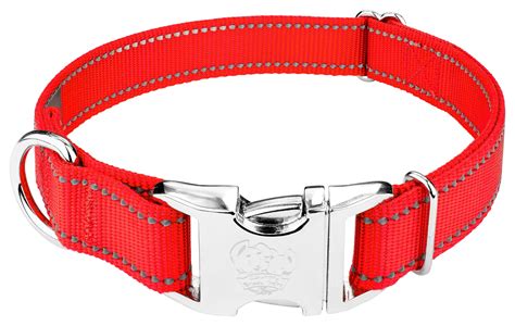 Country Brook Design - Premium Blaze Orange Reflective Nylon Dog Collar - Large - Walmart.com ...