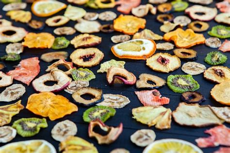 Premium Photo | Healthy assorted dried fruit snacks