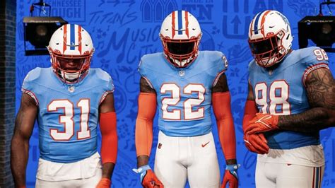 Tennessee Titans Unveil Houston Oilers Throwback Uniform : r/sportsthreads