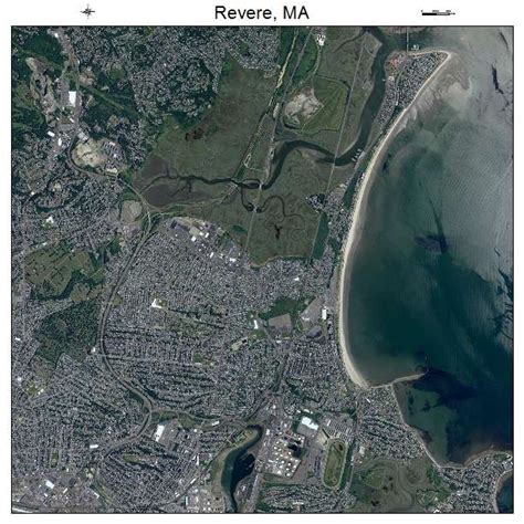 Aerial Photography Map of Revere, MA Massachusetts