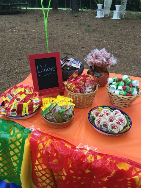 Fiesta Mexican candy table | Mexican birthday parties, Mexican candy table, Mexican birthday