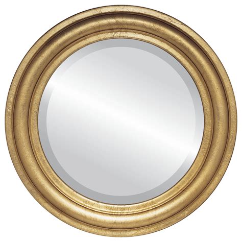 Contemporary Gold Round Mirrors from $142 | Free Shipping