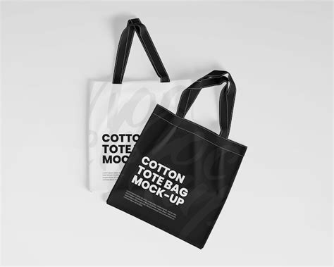 Premium PSD | Cotton tote bags mockup