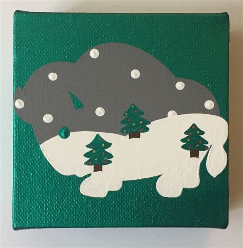 Buffalo Snow Painting - Etsy