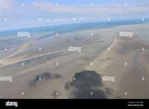 Aerial view of the Mont Saint Michel bay Stock Photo - Alamy