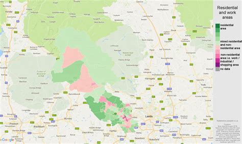 Bradford population stats in maps and graphs.