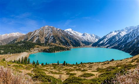 Big Almaty Lake Stock Photo - Download Image Now - iStock