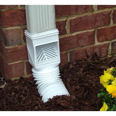 Amerimax 1FlexGrate Downspout Filter White Vinyl Lowes.com in 2021 | Gutter drainage, Rain water ...