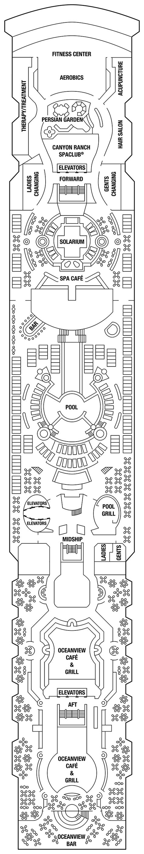 Celebrity Constellation Deck Plans | CruiseInd