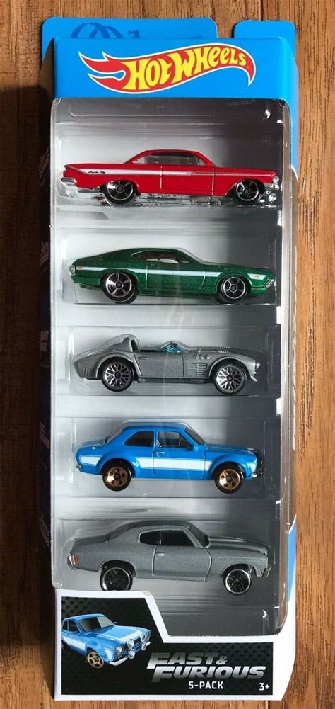 FAST & FURIOUS hot Wheels Set 5 pack Movie Collectibles cars | Etsy