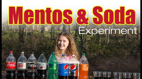 Mentos and Soda experiment - YouTube