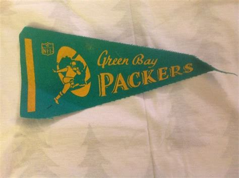 Vintage Green Bay Packers Mini Football Pennant | Green bay packers ...