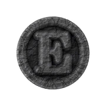 Grunge Font Letter E Cracked, Stained, Dirty, Symbol PNG Transparent Image and Clipart for Free ...