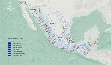 Mapa De Rios Y Lagos De Mexico - ouiluv