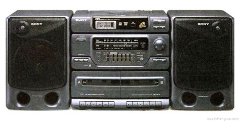 Sony CFD-560 - Manual - Stereo CD Radio Cassette Recorder - HiFi Engine