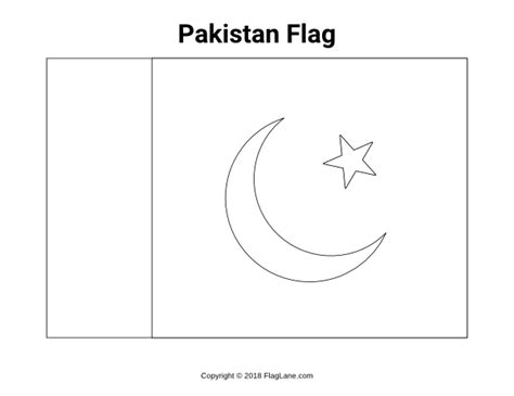 Free printable Pakistan flag coloring page. Download it at https ...