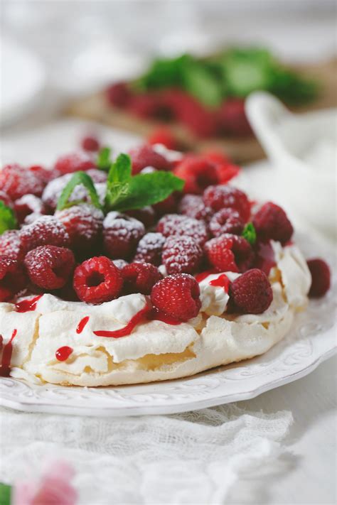 Raspberry Pavlova • Brittany Stager