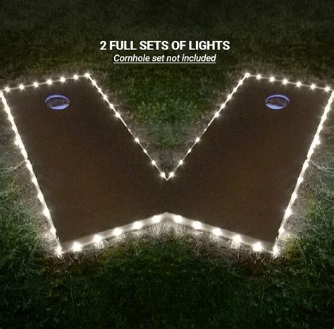 Cornhole Board Lights | LED Cornhole Lights For Sale | Cornhole boards, Cornhole, Cornhole lights