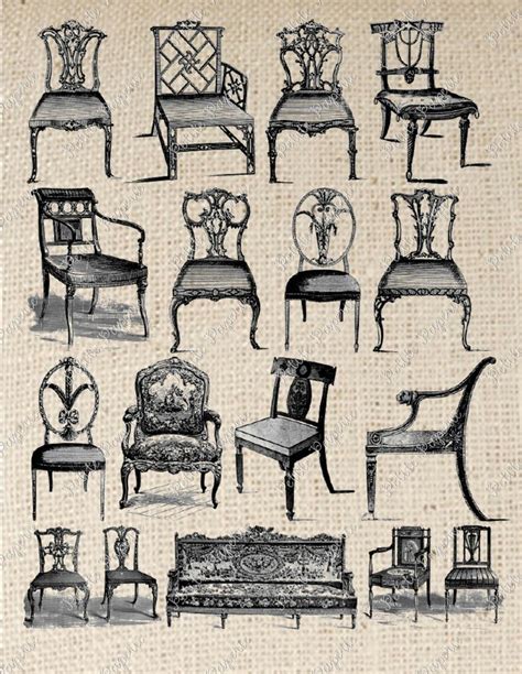 Vintage Chairs Can Be Used for Iron on Transfers | Vintage chairs ...