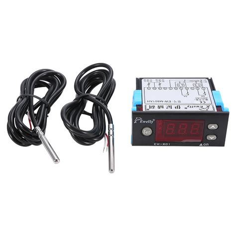 1pc Durable 3W Digital Solar Water Heater Temperature Controller Thermostat 76x35x76mm With ...