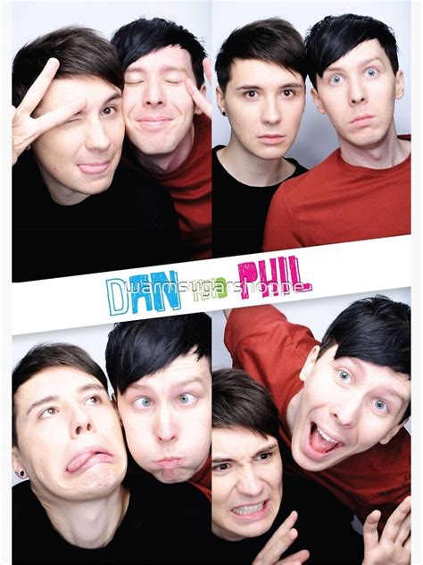 "dan and phil" Poster by warmsugarshoppe | Redbubble