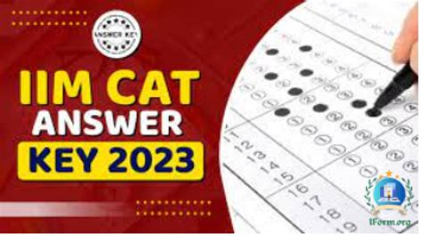 CAT Official Answer Key 2023 LIVE: Get the Remarkable IIM CAT Response ...