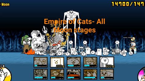 The Battle Cats - All Empire of Cats Moon Stages - YouTube