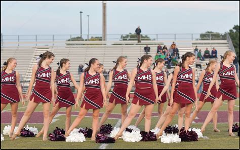 Milford High School’s Pom team takes the field – The Milford Messenger