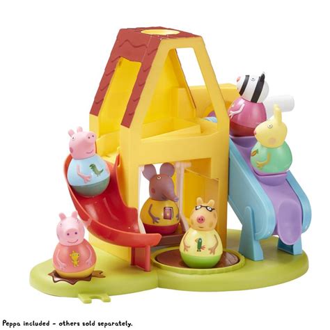 Peppa Pig Weebles toys Wind and Wobble Playhouse - Character Toys