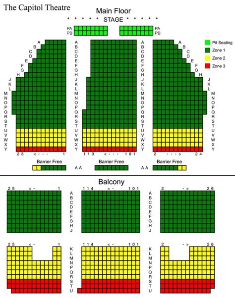 flint center seating chart di 2020