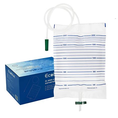 Buy ECOBLUE 15pcs Pack 2000ml Urine Drainage Bag – Non Sterile ...